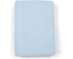 DAMMINGA® Wafeldeken - 100% Katoen - Hotelkwaliteit Bedsprei - 220x250 cm - Blauw