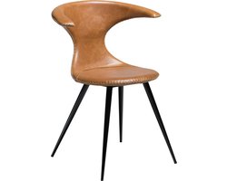 Dan-Form eetkamerstoel flair leder lichtbruin 82 x 64 x 56 (2 stuks)
