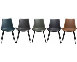 Dan-Form eetkamerstoel hype vintage lichtbruin 80 x 52 x 58 (2 stuks)