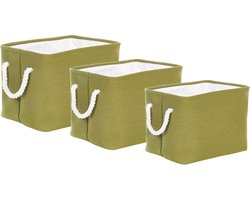 DARQAB - Manden set van 3 - Olijfgroen - Polyester