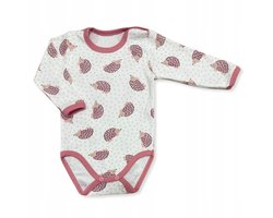 Dartomik Abcdefg-baby - Meisjesbody - Lange Mouwen - 100% Katoen - Roze