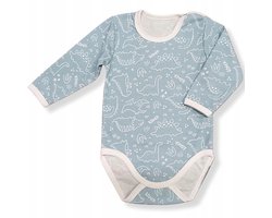 Dartomik - Body met Lange Mouwen - Dino's - Maat 98 - 100% Katoen