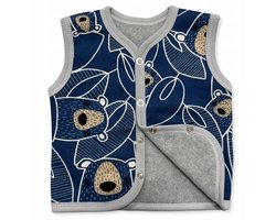 Dartomik Kaftanik - Kinder Bodywarmer - 92 - Warme Fleecevoering - Oeko-Tex Certificaat