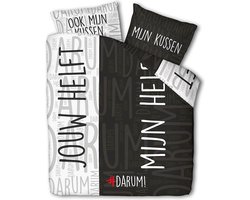 #DARUM! Jouw Helft Dekbedovertrek - 200 x 200/220 cm