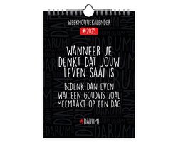 Darum WEEKnotitiekalender 2025