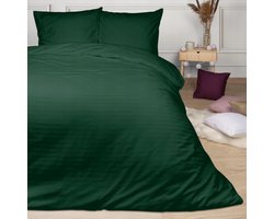 Darymex Katoen Satijn Beddengoed 200x220cm Donkergroen