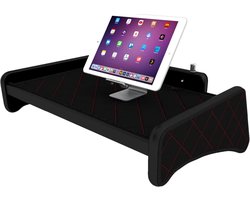 Dashboard Tafel - Middenconsole Organizer - Reizen en Werk - Specifieke Pasvorm - Zwart Rood