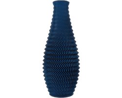 Dastium Home - Vaas - Blauw - H40 cm - Vaas voor zijdebloemen - Woonaccessoires voor droogbloemen