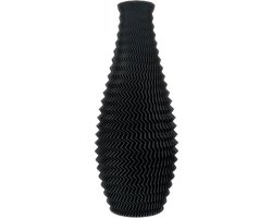 Dastium Home - Vaas - Zwart - H50 cm - Vaas voor zijdebloemen - Woonaccessoires voor droogbloemen