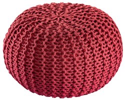 David | pouf | grijs | gerecycled plastic | ø45cm | poef | hocker | Kruk | hockers en poefen | fluwelen poef | Wood Selections