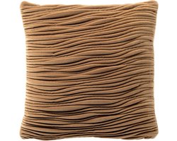 DAVIDE | sierkussen 43x43 cm | Natural | bruin | Hoii | met duurzame kussenvulling
