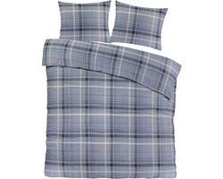 Day Dream Sölden - Flanel - Dekbedovertrek - Lits-jumeaux - 240x200/220 cm - Blauw