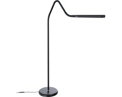Daylight Electra - Staande vloerlamp - 3 lichtkleuren - Dimbaar - leeslamp - woonkamer - Zwart