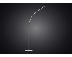 Daylight Slimline 4 - E35119 - staande vloerlamp - dimbare led daglicht verlichting - in hoogte verstelbaar - buigbaar - geborsteld staal