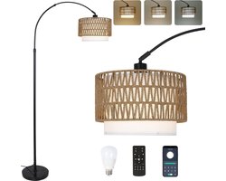 DD Booglamp - Booglampen Staand Vloerlampen Woonkamer - 43x33x17cm - Zwart