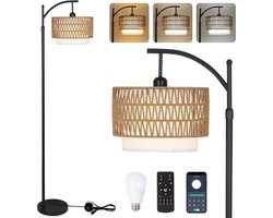 DD Booglamp - Booglampen Staand Vloerlampen Woonkamer - 43x33x18cm - Zwart