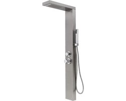 DD Douchepaneel met Thermostaatkraan -Douchekolom - Douchepaneel Hoekmontage - 15x47x130cm - Rust