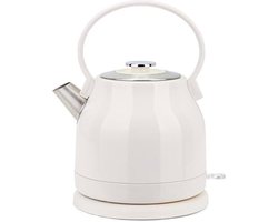 DD® Retro waterkoker - Waterkoker - Heetwaterdispenser - 1,5 liter - 24x18x28cm - Crème