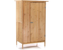 DD Tuinhuis Hout - Blokhut - Tuinhuisje - Gereedschapshuisje - 92x57x154cm - Natuurlijk