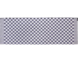 DDDDD - 2x Tafelloper - Barbeque - 50 x 140 cm - Blauw - Set van 2 stuks