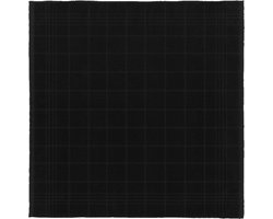 DDDDD Block Keukendoek - Set van 6 - Katoen - Geruit - 50x55 cm - Zwart