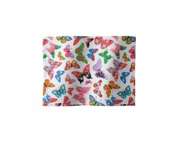 DDDDD Butterfly - Placemat - Katoen - 35x45 cm - Wit