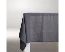 DDDDD Cabin Tafellaken - 140x350 cm - Tafelkleed - 100% Linnen - Grijs