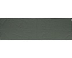 DDDDD - Kit - 2x Tafelloper - Set van 2 - Katoen - Effen - 45x150 cm - Lauriergroen
