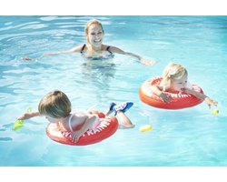 DE ACTIEVE BABYFLOAT | ZWEMTRAINER | SWIMTRAINER "Classic" rood (3 maanden tot 4 jaar) (Keurmerken: CE-TüV-EN13138-1:2014)