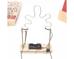 De Bouwplaats Zenuwspiraal bouwpakket - Elektrisch spiraal spel van hout