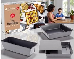 De Buyer Box Homebaking - Gebak/Cake/Taart - Bakblik - Taartvorm - Cakevorm - Cakeblik - Bakvorm