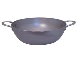de Buyer Mineral B Hapjespan 28 cm met 2 Grepen – Carbonstalen Pan – Ø 28 cm – Made in France