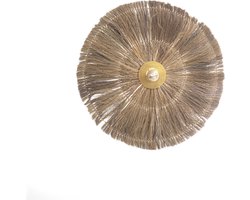 De Chi-Chi Muurlamp - Naturel Messing - L
