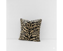De Coole Tante - Zebra Print Sierkussenset - 40x40 cm - Set van 2 - Inclusief Binnenkussens