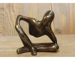 de Denker / Dromer / mens/ bronzen beeld /