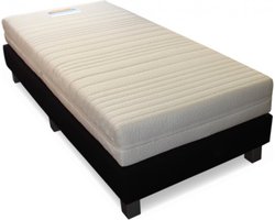 De goedkoopste boxspring van Nederland - Boxspring Amsterdam - 80x190 - grijs