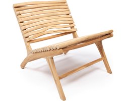 De Islander eenzitsbank - Naturel - Handgemaakt