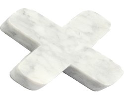 De Marmeren Pannenonderzetter - Wit