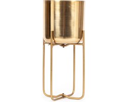 De Messing Plantenbak op Voet - Messing - M