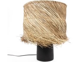 De Pandan Tafellamp - Zwart Naturel