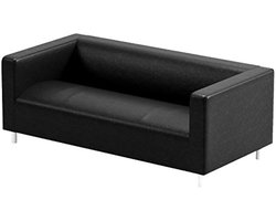 De PU-lederen clippan sofa loveseat afdekking vervanging is gewoonte compatibel met Klippan Sofa Loveseat Slipcover gemaakt. Duurzaam leer zwart
