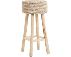 De Raffia Barstoel