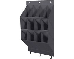 De schoenenhanger-organizer - Over de deur schoenenorganizer - hangende - 12 zakken -600D - schoenenopbergrek organisator - voor deur, de muur, de kastroede of waar dan ook worden gehangen - Kasten - Schoenen - 43 x 17 x 79 cm - Schoenenhangzak