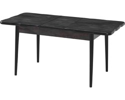 De Sfeer - Keukentafel - Eetkamertafel - EetTafels - Inklapbaar - Irony - 165x80 cm - 4 tot 6 personen - Eettafel - MDF