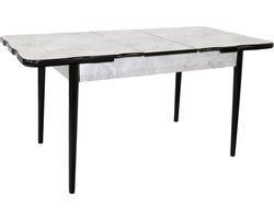 De Sfeer - Keukentafel - Eetkamertafel - EetTafels - Inklapbaar - Rambla - 165x80 cm - 4 tot 6 personen - Eettafel - MDF