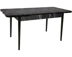 De Sfeer - Keukentafel - Eetkamertafel - EetTafels - Inklapbaar - Sonato - 165x80 cm - 4 tot 6 personen - Eettafel - MDF