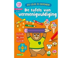 De tafels van vermenigvuldiging 7-8 jaar 2de leerjaar groep 4