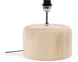 De Teak Wood Tafellamp Voet - Naturel