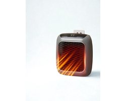 De Warenloods - Elektrische Verwarming - Ventilatorkachel - Badkamer - Babykamer - Slaapkamer - Stopcontact - 800W - Met afstandsbediening