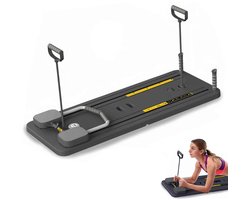 De Warenloods - Multifunctioneel Fitness Bord - Fitness Mat - Buikspiertrainers - Ab Trainer - Pilates Bord - Grijs - 41x106x7 cm